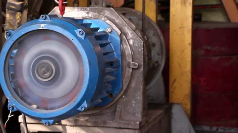 Heavy industry - Electric motor. Stock Footage 35929890