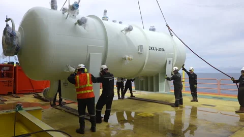 Heavy Lifting Activities. Stock Footage 158143221