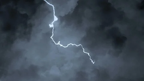 Heavy Lightning Storm Background Stock-Footage 118210678