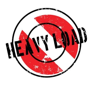 Heavy Load rubber stamp Stock Illustration
