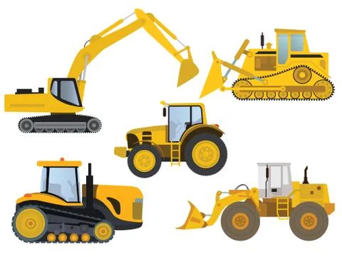 Heavy machinery Stock Illustration
