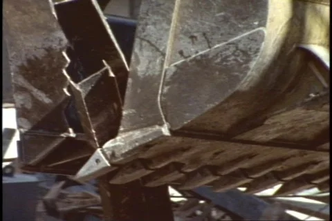 Heavy machinery working Stock Footage 112931