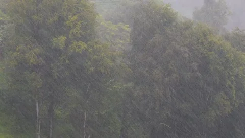 Heavy Rain And Storm Stock Footage 331943783