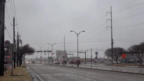 Heavy rain in the city. Stock Footage 86495131