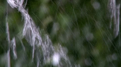 Heavy Rain - close up Video stock 8830276