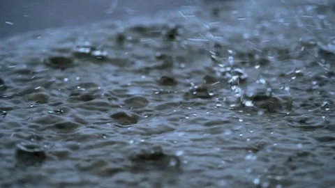 Heavy rain close up. Stock Footage 120030188