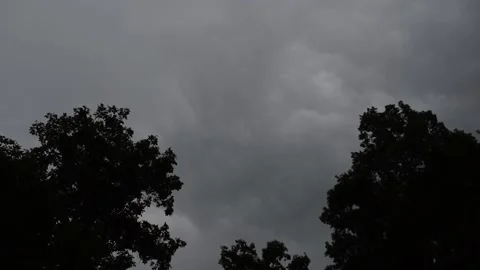 Heavy Rain with Clouds Stock Footage 170669459