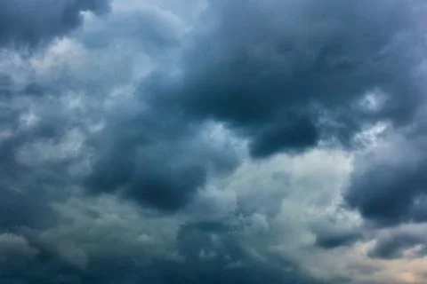 Heavy rain clouds Stock Photos
