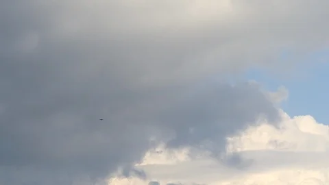 Heavy rain clouds before a storm Stock Footage 90120580