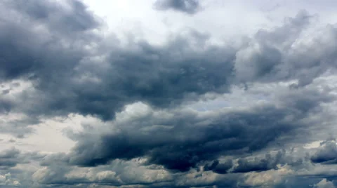 Heavy Rain Dark Clouds Before a Storm Stock Footage 39455806