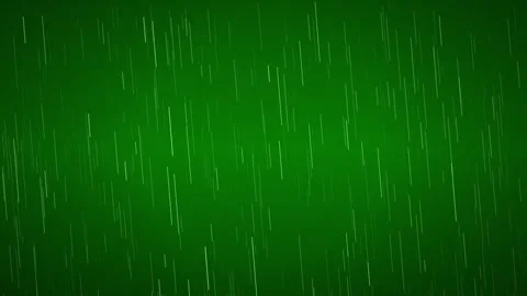 Heavy rain drop overlay falling on green screen background for video editing Stock Footage 346707308