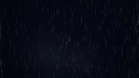 Heavy rain drop overlay falling vertically on a dark background for cinematic Stock Footage 346707311