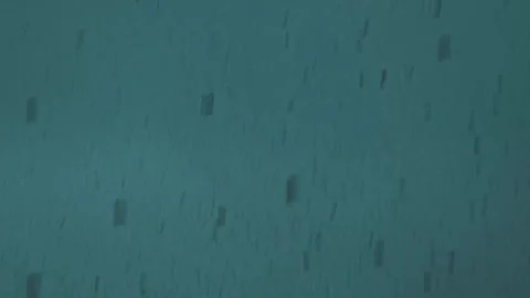 Heavy Rain Drops Falling Green Abstract Motion Background Frame 1 Stock Footage 346656452