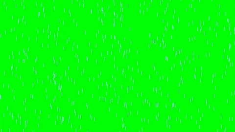 Heavy Rain Drops on Green Screen Stock Footage 331833772