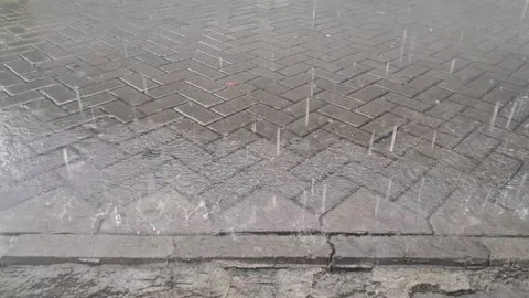 Heavy rain during the day Stock Footage 273021160