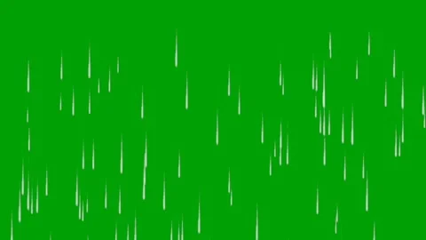 Heavy Rain Fall Green Screen Effects overlay Stock video footage 库存影片 298403996