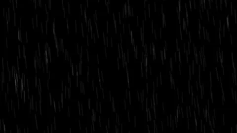 Heavy rain falling on black background. Stock Footage 309283810