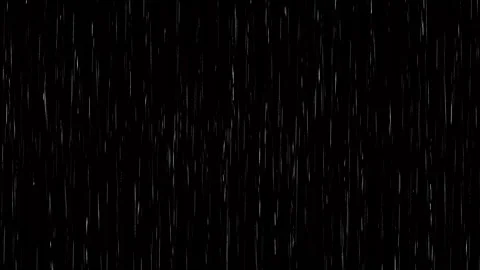 Heavy rain falling in darkness on black background dramatic rainfall texture. Stock Footage 326495851