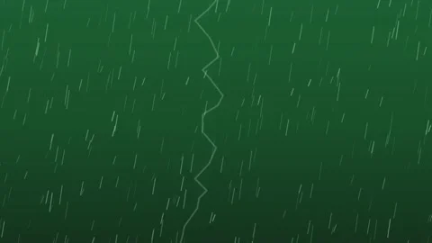 Heavy rain falling down on a dark green background with vertical streaks of.. Video stock 341180180