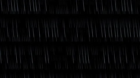Heavy rain falling fast weather storm overlay seamless loop animation Stock Footage 347449166