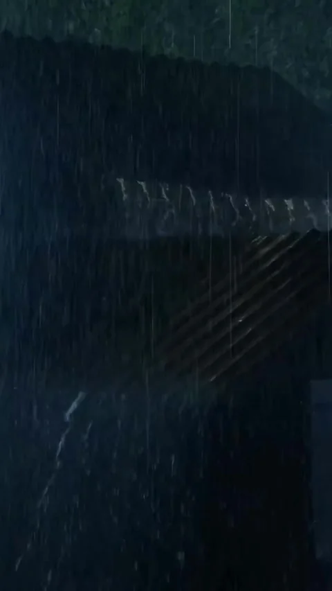 Heavy Rain Falling Stock Footage 326371284