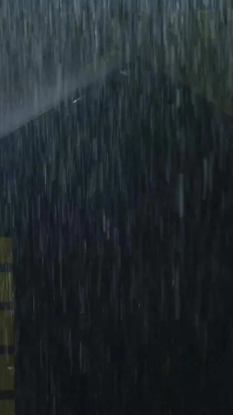 Heavy Rain Falling Stock Footage 326372736
