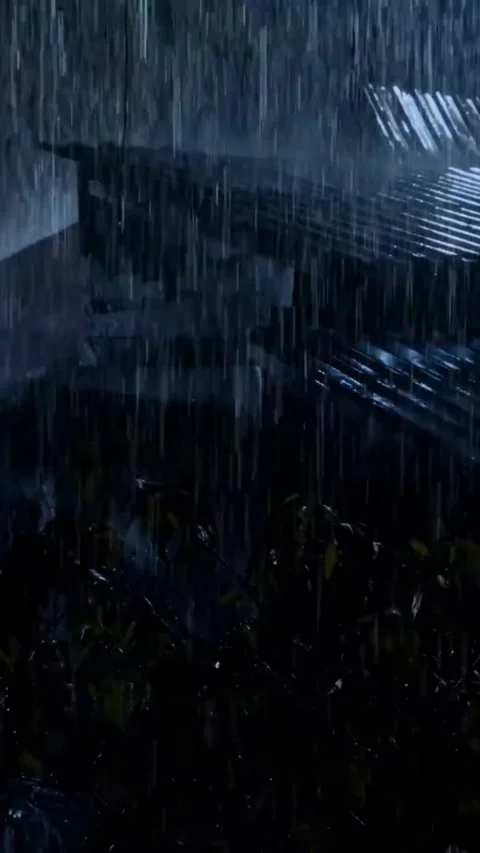Heavy Rain Falling Video stock 326373200