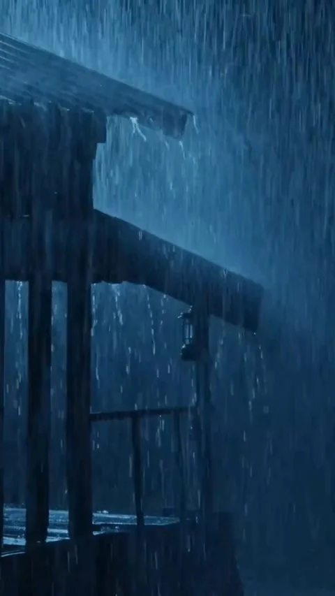 Heavy Rain Falling 스톡 동영상 326373998