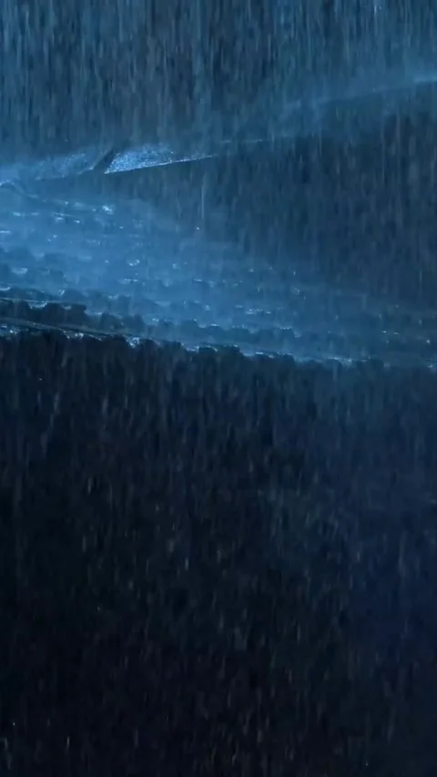 Heavy Rain Falling Stock-Footage 326375316