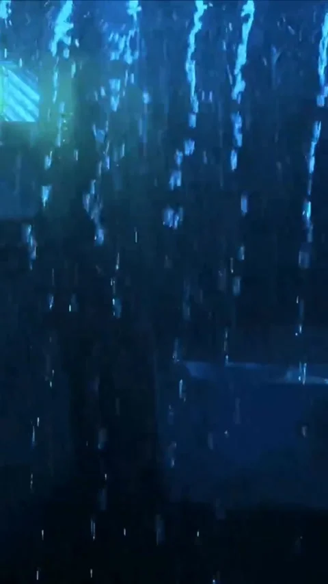 Heavy Rain Falling Video stock 326377086