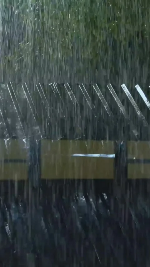 Heavy Rain Falling Video stock 326397028