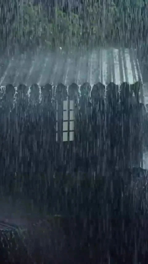 Heavy Rain Falling Stock Footage 326400530