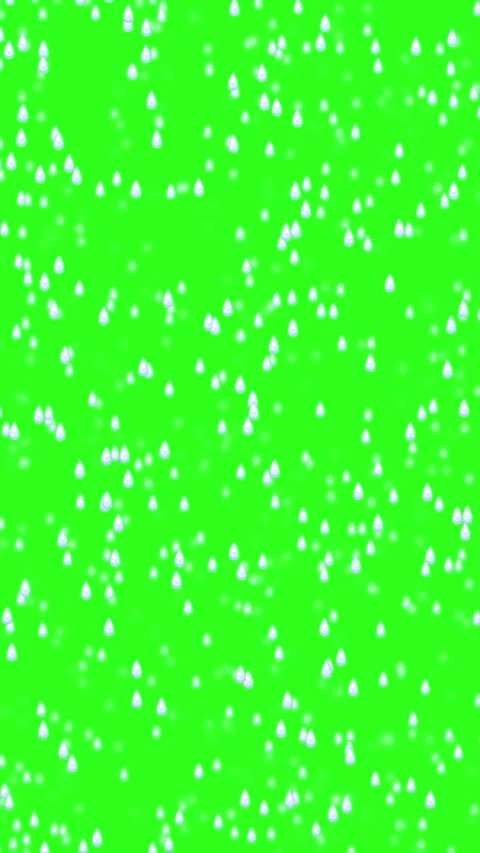 Heavy Rain Falling Vertically Against a Bright Green Screen Background 스톡 동영상 327114078