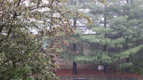 Heavy Rain Video stock 65878783