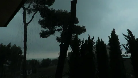 Heavy rain Stock Footage 121354762