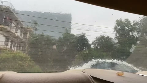 Heavy rain Video stock 162980014