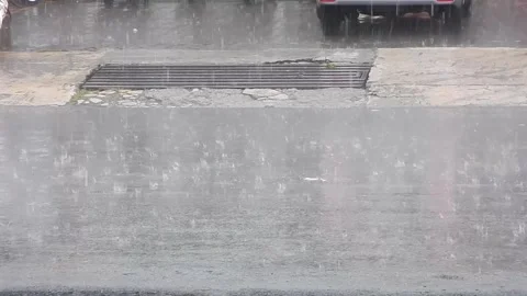 Heavy Rain Stock Footage 223643931