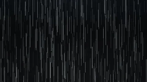 Heavy rain looping with intense storm water droplets falling vertically on da Stock Footage 346707882