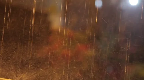 Heavy Rain Outside 動画素材 43305824