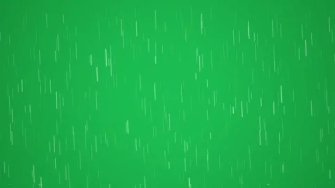 Heavy rain overlay falling on green screen background for cinematic video Stock Footage 346708646