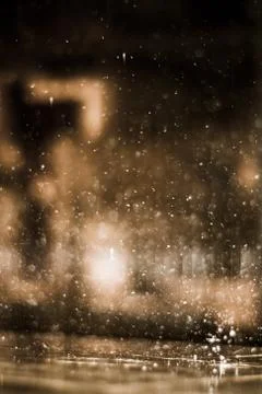 Heavy rain Stock Photos