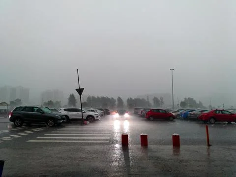 Heavy rain Stock Photos