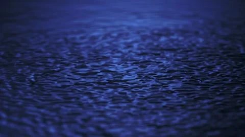 Heavy rain in puddle, Slow Motion Stock Footage 11835444