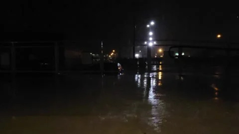 Heavy Rain Storm, Low Angle Video stock 197017406