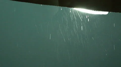 Heavy rain, thunderstorm, dark clouds and sheet lightening Stock Footage 24943814