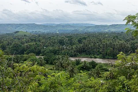 Heavy rain for two consecutive nights in East Sumba has caused a major flood Foto stock