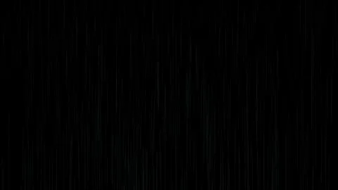 Heavy rain wall falling in front of the camera against black screen. Stock Footage 332143132