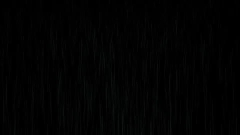 Heavy rain wall falling in front of the camera against black screen. Stock Footage 332143147
