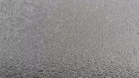 Heavy Rain on water Stock-Footage 132283031