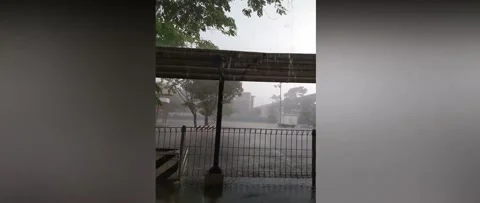 Heavy Rain Water Stock Footage 182045309